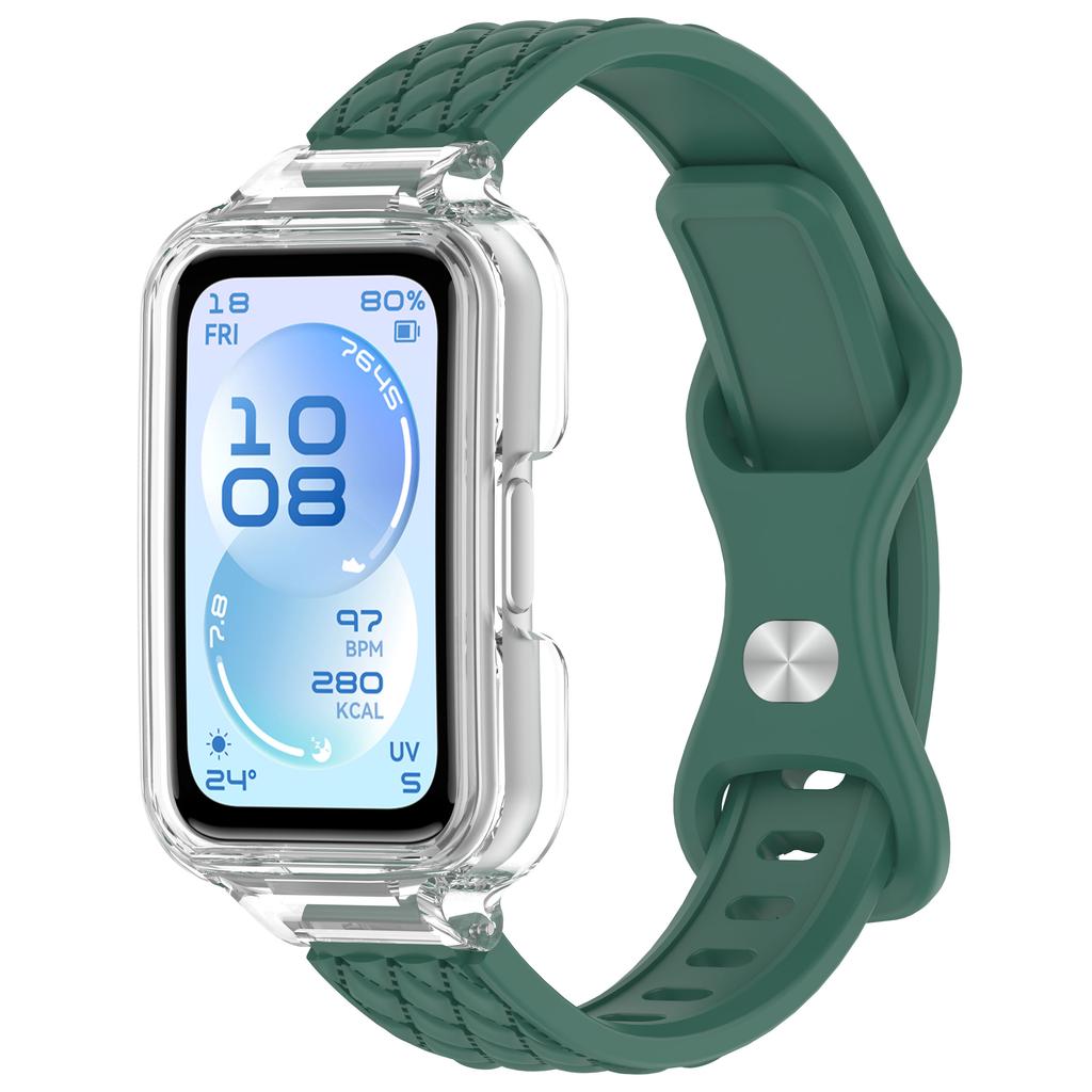 Silicone Straps+Case For Huawei Band 11 Pro Breathable Sport Replacement Wrist Bracelet Correa Huawei Smart Band 11 Accessories