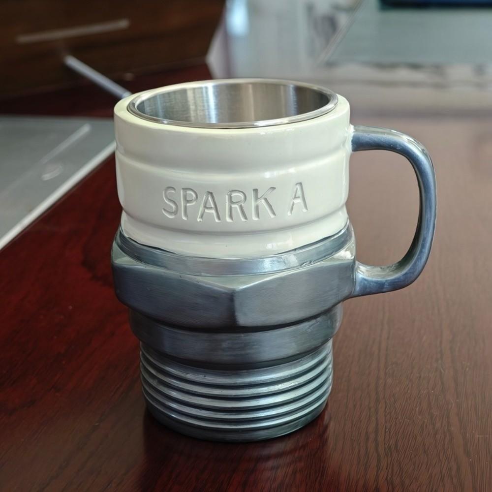 Coffee Mug Unique Spark Plug Mug Funny Automotive Automotive Themed Mug Decorative Drinking Cup Birthday Gift