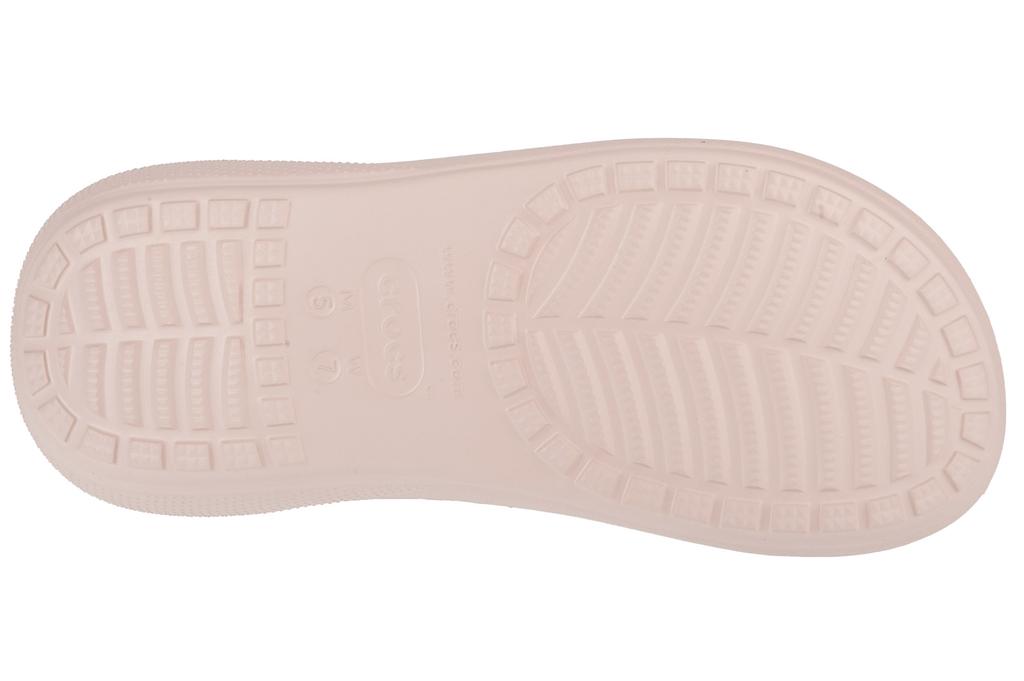 Crocs Classic Crush Sandal, rosa Pantoletten für Damen