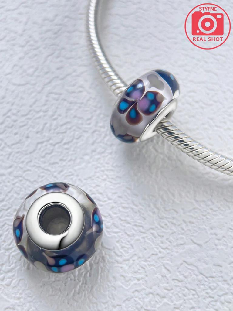 Charm Bead Charms Plata Butterfly Flower Bead Charms Charm copper Plated Compatible With Charm Bead Charms copper Authentic Bracelets for Jewellery Ma