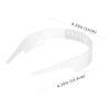 Adjustable Shirt Collar Support Shaper Collar Stays Slick Shirt Anti-roll Fixed Shaper Collar Stays Bundle Kit Clothes Accessory