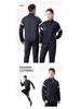 Unisex Autumn/Winter Sportswear Set: Comfortable, Warm Long-Sleeve for Outdoor Runs & Group Activities, Customizable Design.