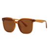 Metal Hinge Tac Polarized Gm Sunglasses Women'S High-End Feeling Driving Sun Protection Uv Protection Big Face Thin Moisture