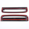 For BMW 4 Series F26 G26 2026 2026 2026 Real Carbon Fiber Car Front Fog Light Frame Cover Decorative Sticker Auto Accessories