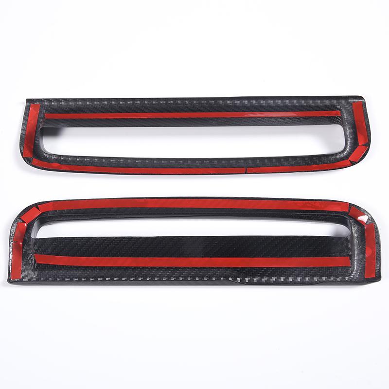 For BMW 4 Series F26 G26 2026 2026 2026 Real Carbon Fiber Car Front Fog Light Frame Cover Decorative Sticker Auto Accessories