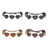 Retro Wide Heart Link Belt Fashion Accessory Waist Cincher Band For Jeans Dresses In Multiple Color