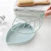 Bathroom Supplies Leaf Shape Soap Dish Tray Drain Plastic Soap Saver Holder for Shower Household Convenience Accessories Tools
