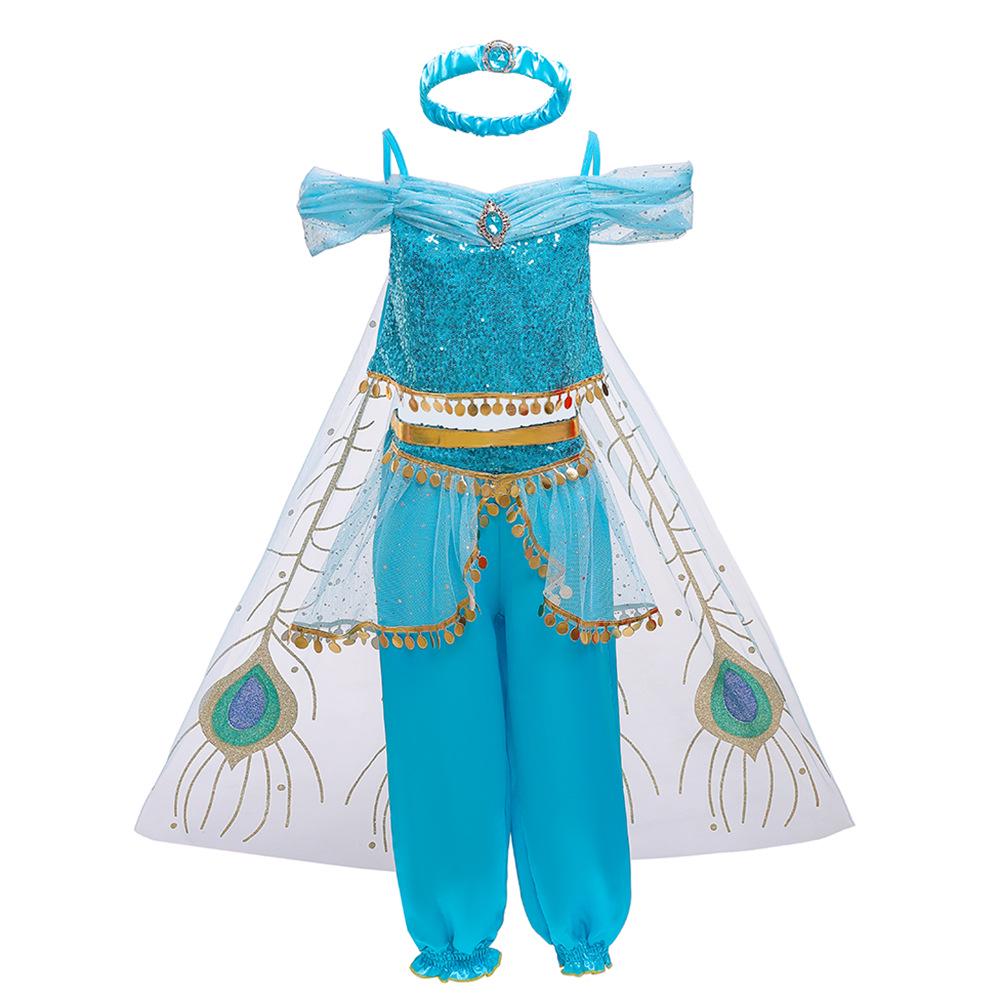 Princess Jasmine Aladdin's Lamp Costume - Kids' Stage Dress & Formal Gown