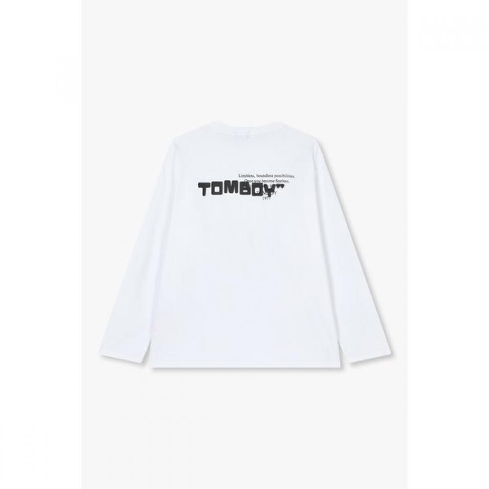 STudio Tomboy Men Back Fade PrinT Long Sleeve T shirT 91m6122122