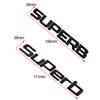 JIYQ3 Car Emblem Metal Badge Logo Body Decals Sticker For Skoda Superb Glossy Black Matte Black Auto Accessories