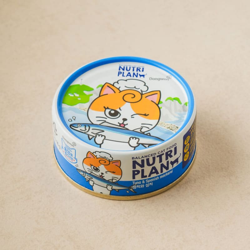 [Pet] Dongwon Nutri Plan Tongyeong Tuna & Spanish Mackerel 90 G