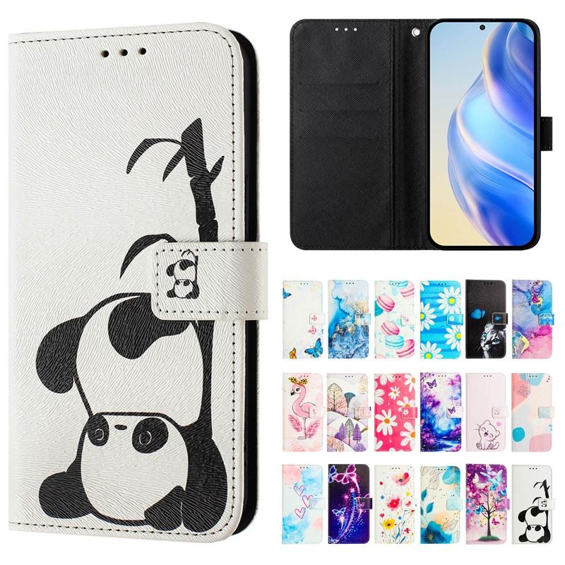 For Itel A49 Play A58 Lite A90 A95 City 100 Power 70 4G 5G Painted Case Leather Wallet Card Slots Flip Cover Cellphone Casing Shell