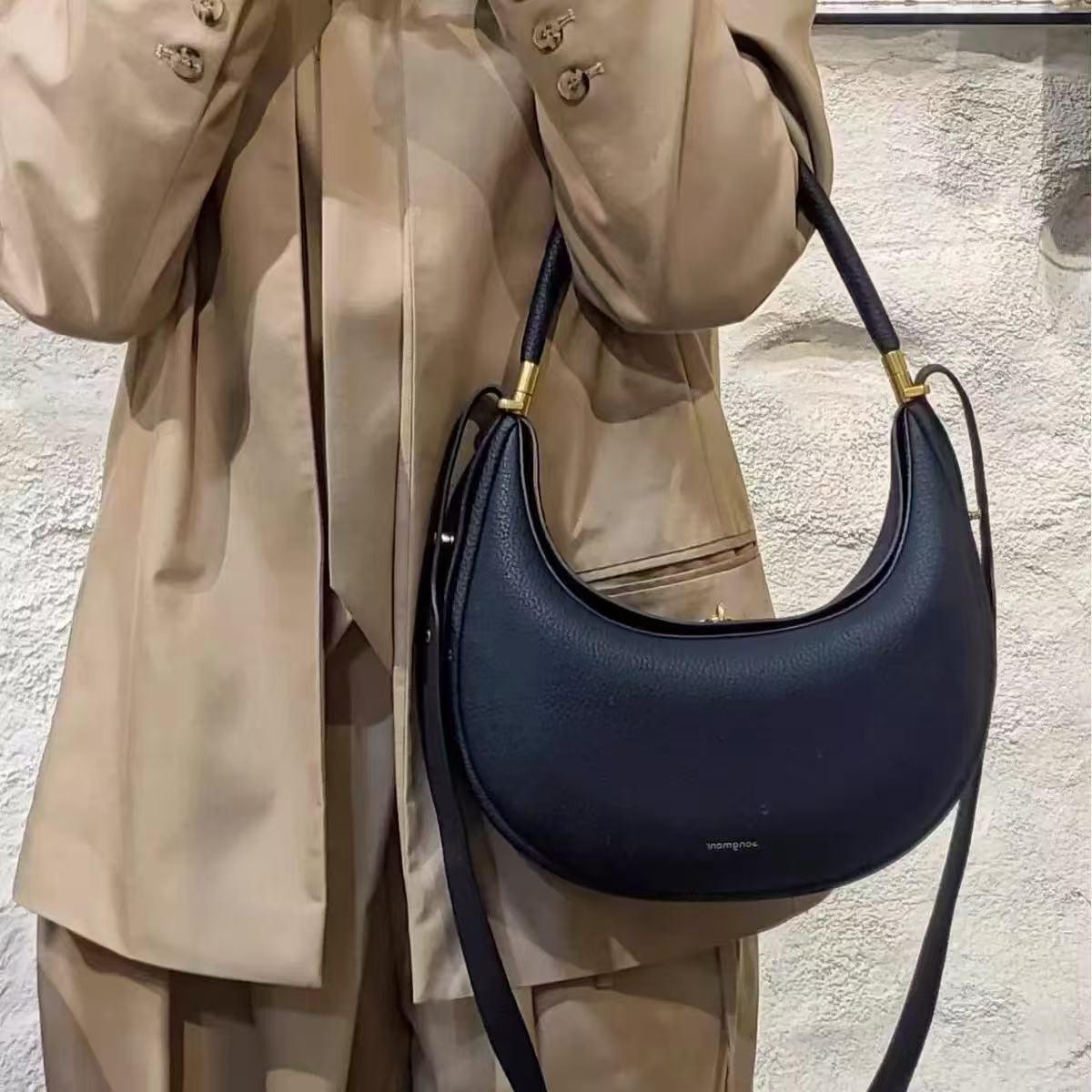 

Urban Luxury Crescent Crossbody Handbag - Versatile High-End Dumpling Shoulder Bag