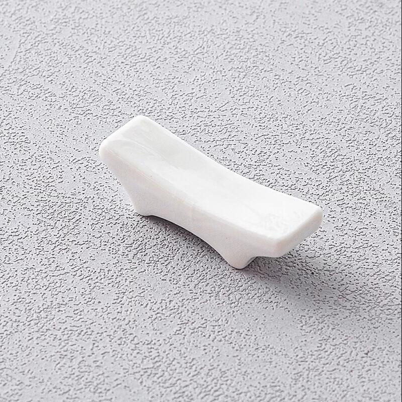 Elegant Ceramic Chopstick & Spoon Rests чисто-белый
