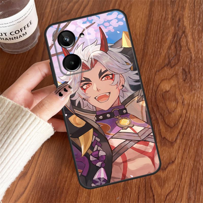 Genshin Impact Arataki Itto For Realme 15 Pro GT7 GT6 10 11 12 13 14 Pro Plus C75 C71 C65 C63 C61 C53 C67 C35 C55 Case