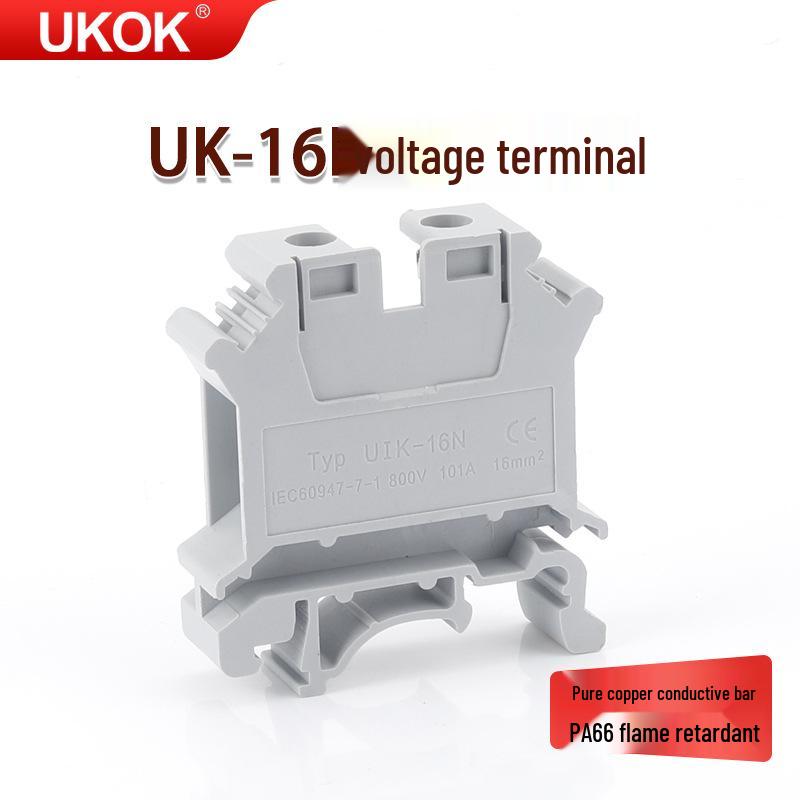 DIN Rail Voltage Terminal Block UK-16N