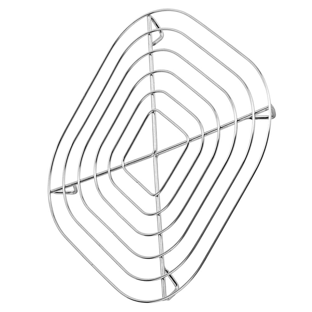 

For Air Fryer Steaming Rack Stainless Steel 2-Piece Kit 14.5x14.5cm + 20.5x20.5cm - Rust Proof High Temperature Resistant