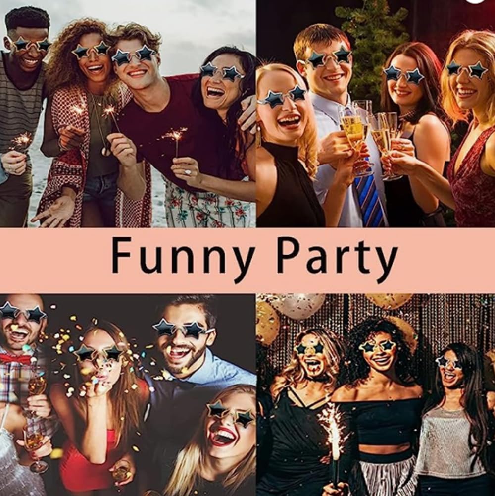 Star Party Pentagon Novelty Studio Floral Print Dress Accessory [zhonghua] Sunglasses, Star-Shaped Glasses, Sunglasses, Star-Shaped Sunglasses,
