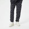 New MLB Old Flower Knitted Sweatpants Unisex Black 3APTM0114-50BKS
