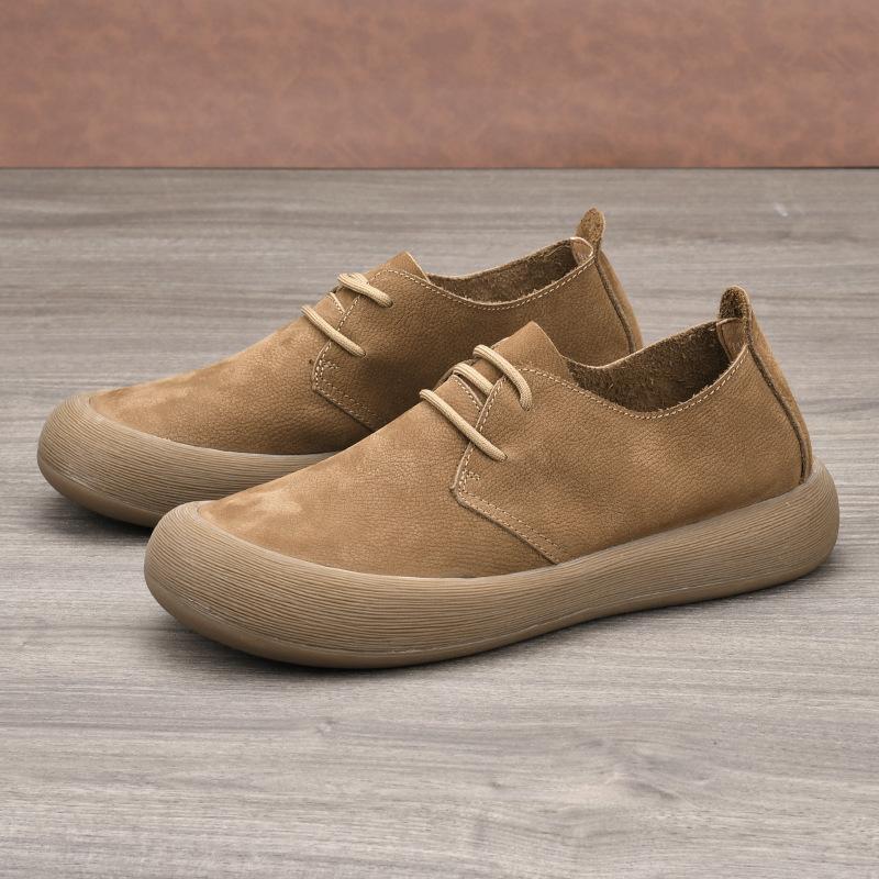 

Осенне-зимняя модная кожаная обувь, ботинки Мартина из мягкой кожи на мягкой подошве, трендовая ретро-универсальная обувь из коровьей кожи для мужчин 44