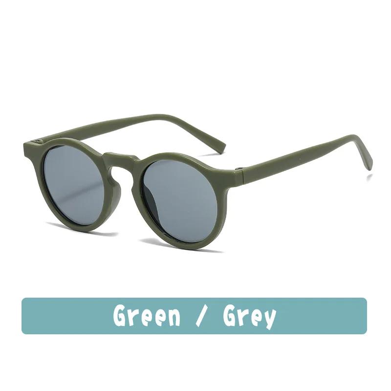 Vintage Round Outdoor Sun Protection Sunglasses Baby Girls Acrylic Uv400 Sunglasses Kids Eyeglasses New Fashion Children Glasses