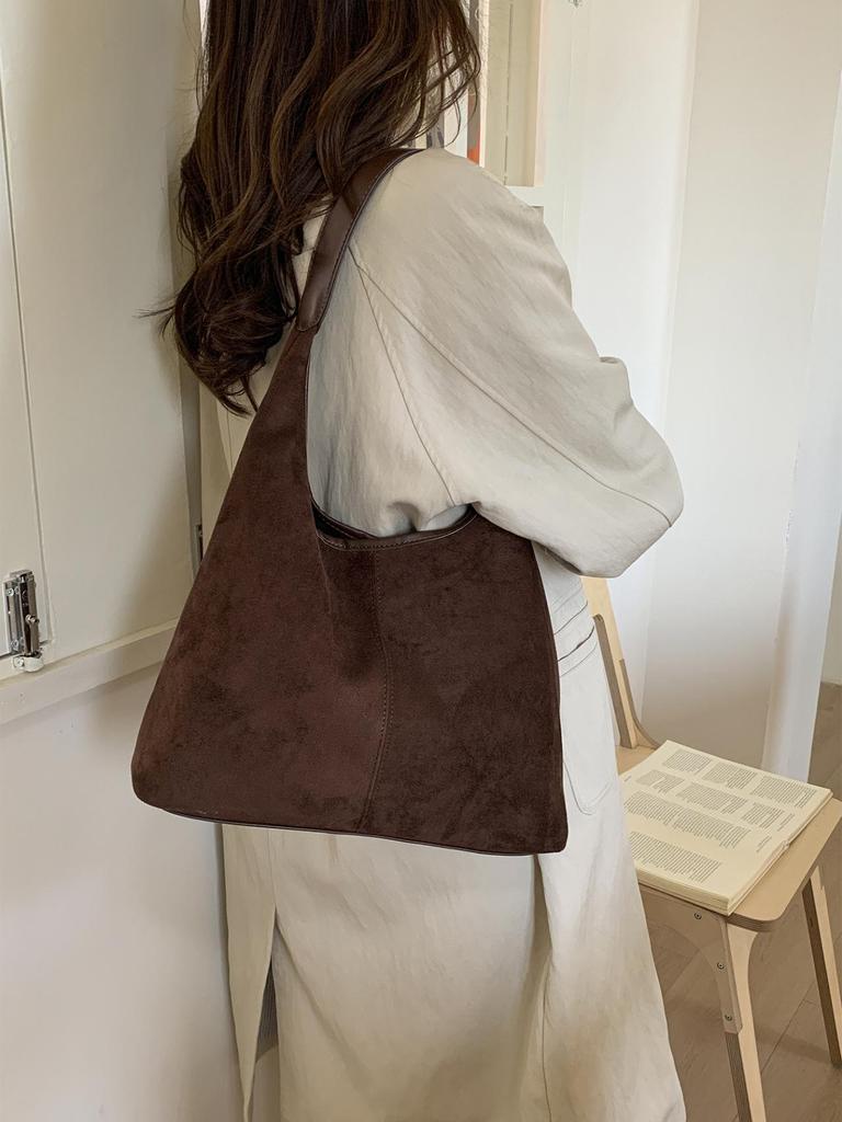 Retro Matte Large Capacity Shoulder Tote - Fall/Winter 2025 Women's Bag