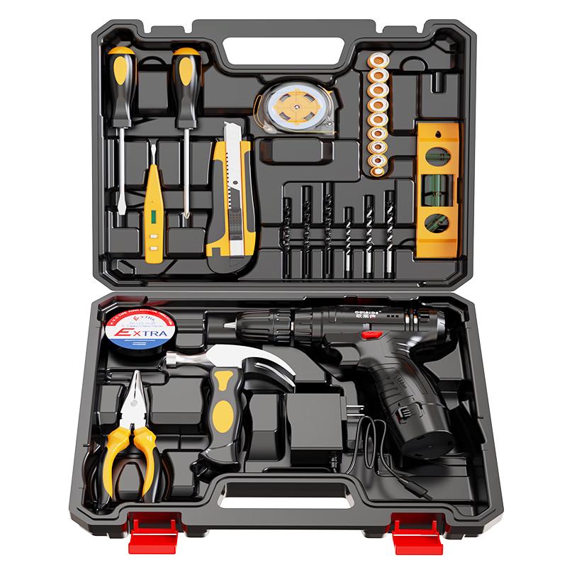 Oulaide 12V Cordless Electric Drill & Screwdriver Kit CN plug (adapter included)