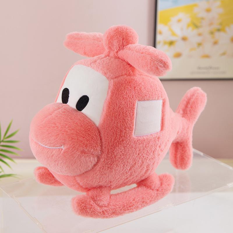 Cute Plush Toy Helicopter Stuffed Doll Airplane 40 cm розовый