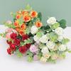 11 Heads Eucalyptus Little Rose Home Decoration Wedding Decoration Artificial Flower Plastic Flower