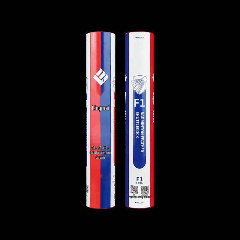 Lingmei F1 Goose Feather Badminton Shuttlecocks