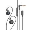 Digitale Chip Kabelgebundene Kopfhörer 3,5 mm AUX/Typ C HIFI In-Ear Einsteckbare Headsets Mit Mikrofon Für Samsung Huawei Xiaomi OPPO iPad PC PS4 PS5 PC