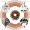 Fashion Christmas Garlands Green Portable Stylish Wreath with Berries Accent for Door and Wall Festival Decoration