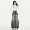 Spicy Girl Women's Autumn Street Style Straight-Leg Loose Slimming Wide-Leg Jeans