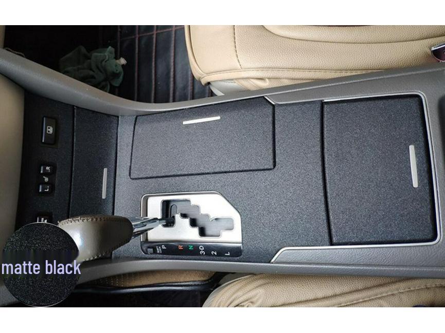 06-11 6. Gen Camry Kohlefaser Innenraum Schaltknauf Aufkleber