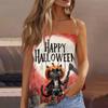 Sommer Schlauchtops für Damen, Niedliches Sexy Off-Shoulder Print Ärmelloses T-Shirt