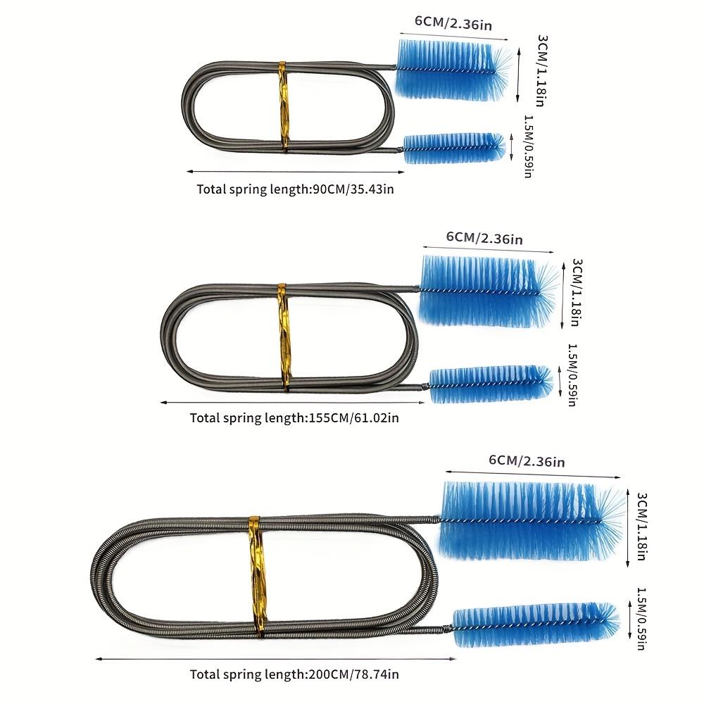Pipe Cleaning Brush Air Pipe Flexible Double Head Hose Aquarium Accessories Water Tank Cleaner Water Filter Nylon 90/155/200cm/35.43/61.02/78.74inch