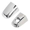 Pair of Chrome Front Door Out Side Handle Cover 5716A065 Exterior Door Handle Cap with Key Hole for