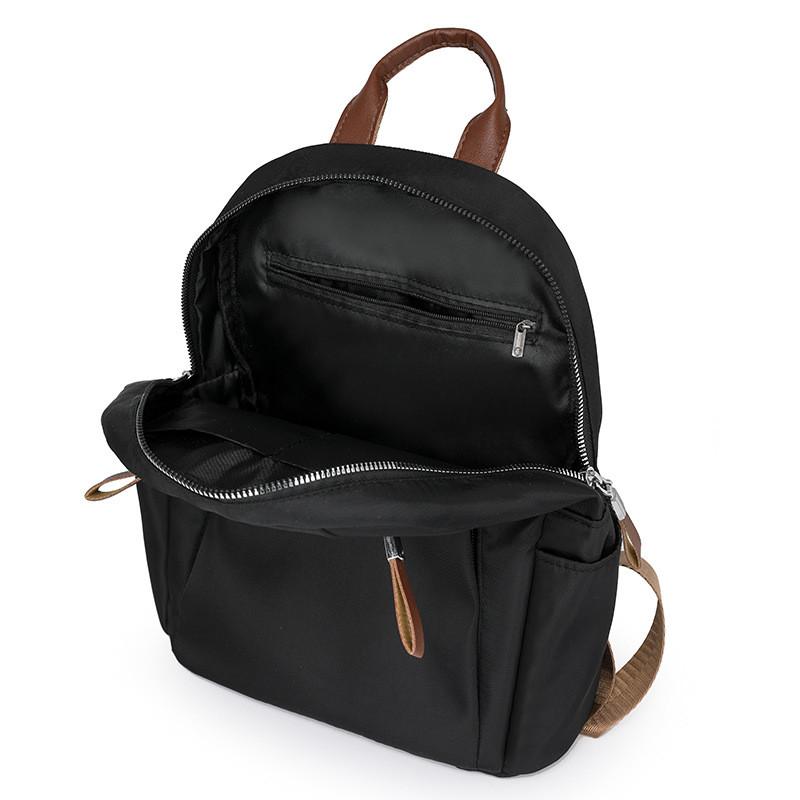 IELGY Backpack Large Capacity Ladies Oxford Cloth Lightweight School Bag Water Repellent