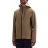 Salomon Outline Gore-Tex Hooded Zipper Waterproof Windproof Breathable Durable Warm Jacket Men Jackets Brown LC2290500