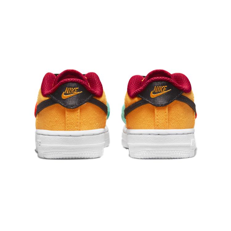 Nike Air Force 1 LV8 'The Year Of Tiger' Comfortable Low Top Toddler Shoes Yellow Infant And Toddler DQ5072-701