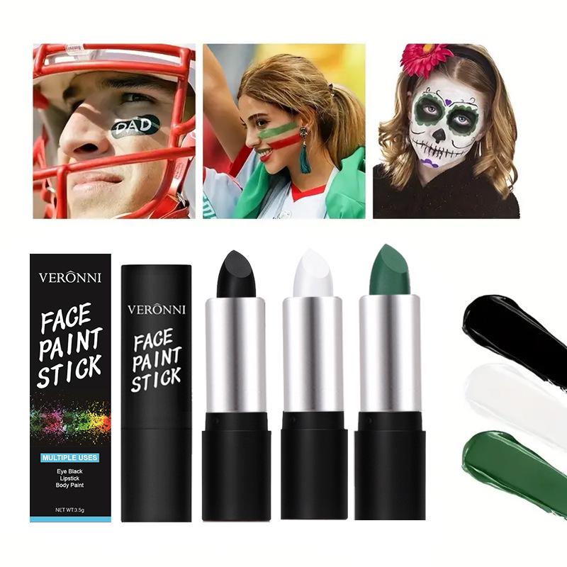 VERONNI Multi-Color Waterproof Halloween Face & Body Paint Stick