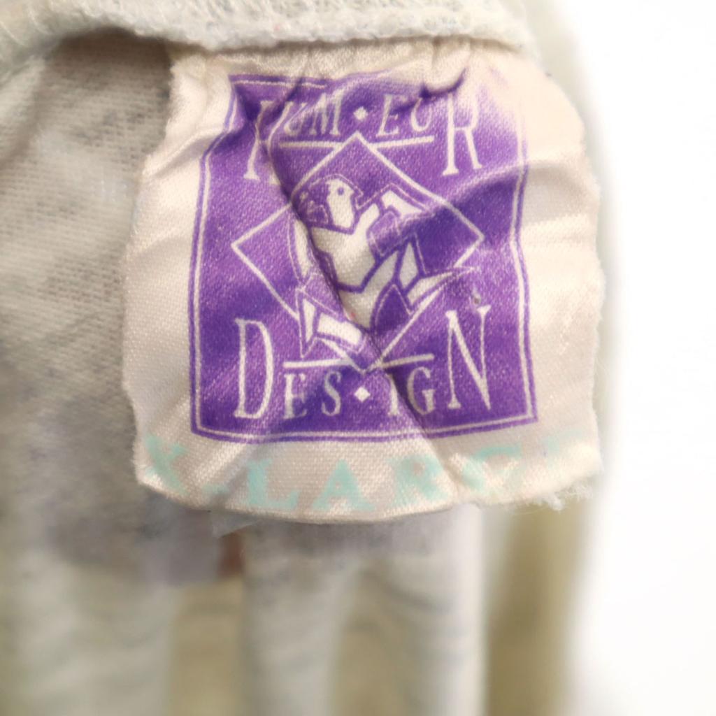 HUMEUR DESIGN 90s Made In Canada Old Message Print Short Sleeve T-shirt Men's Used