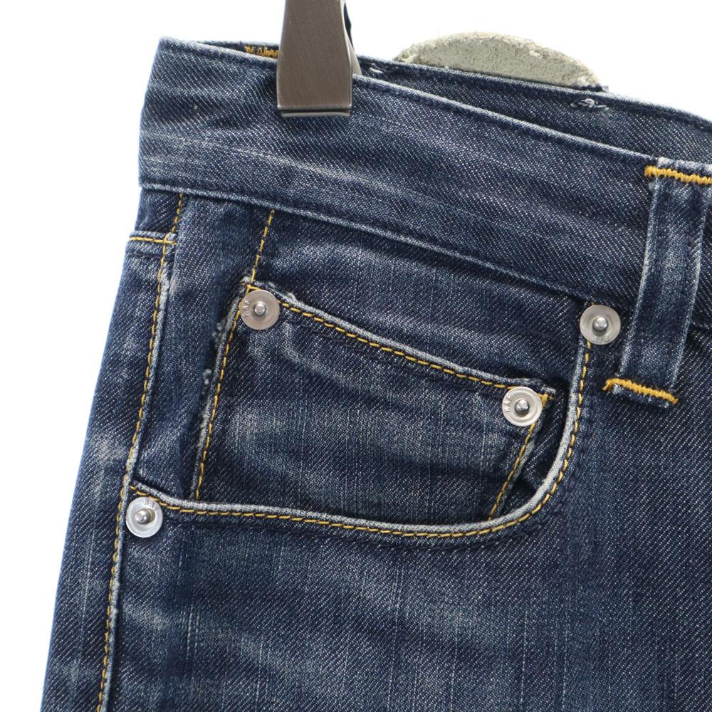 RAF BY RAF SIMONS Straight denim pants W28 Navy Jeans Button Fly Men's Used