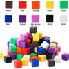 10pcs Blank Dice 16mm Acrylic DIY Cubes Graffiti Table Game Props Festival Party Gathering Entertainment for Board Games TMZ