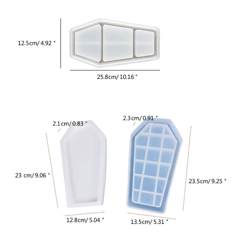 Resin Tray Molds for Making Jewelry Storage Tray Earrings Holder Tray X3UC