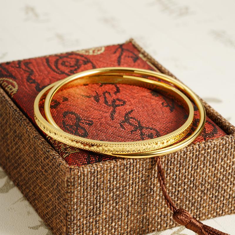 Broken Ice Bracelet High-end Ancient Style Ring Bracelet 17CM