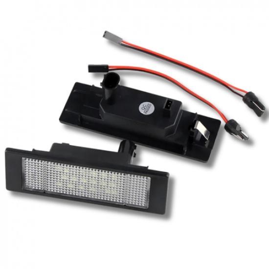 BMW 1 Series Number Plate Lights Set LED E81 E87 04-11 Ultra Bright White