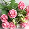 Künstliche Blume, schön aussehend, wetterbeständig, exquisit, modern, einfach, künstliche Regenrose