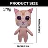 Animals Plush Throw Pillow Felines Stuffed Toy El Gato Animals Plush for Relaxation and Playing Stuffed Animals Doll