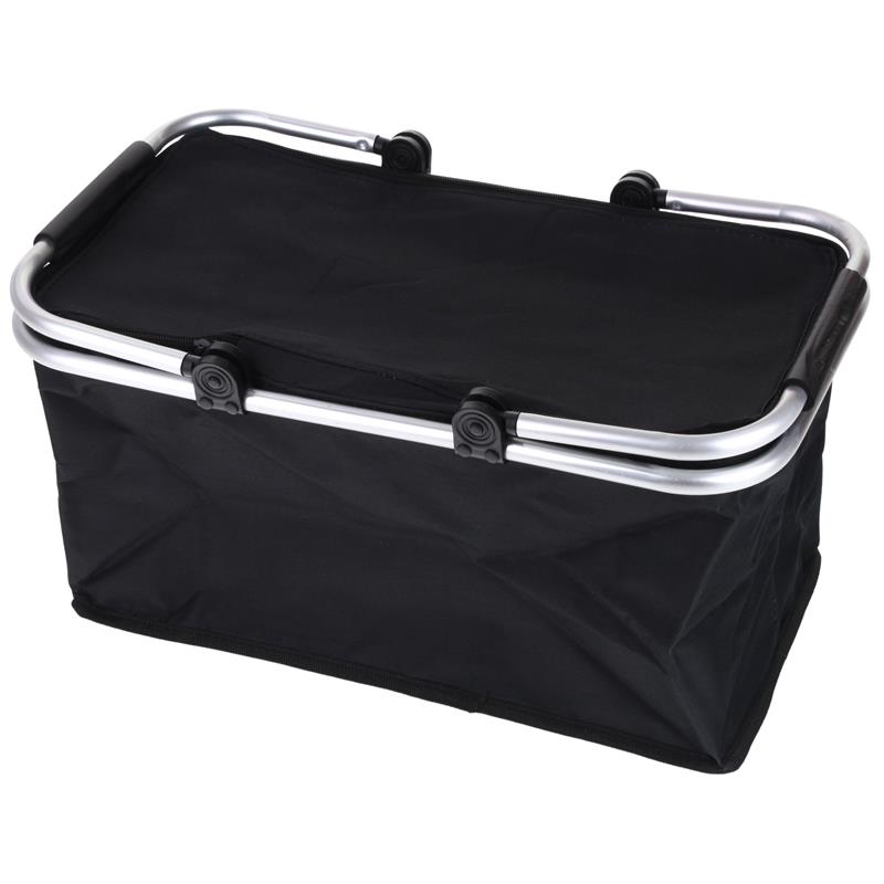 Large Thermal Picnic Bag Beach Cooler Foldable Tourist Basket